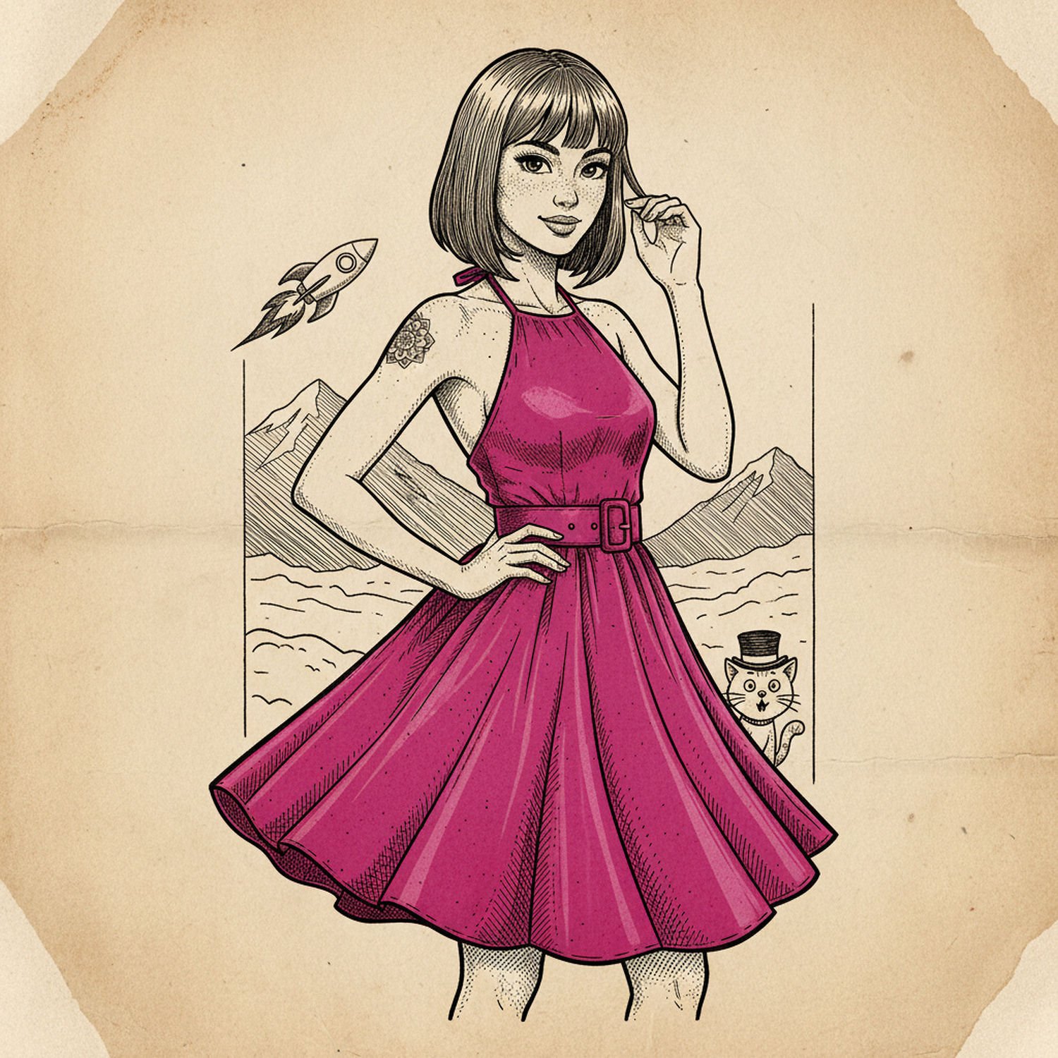 Ilustracja poglądowa do artykułu w kategorii Modnie i stylowo - Pin-Up Girls