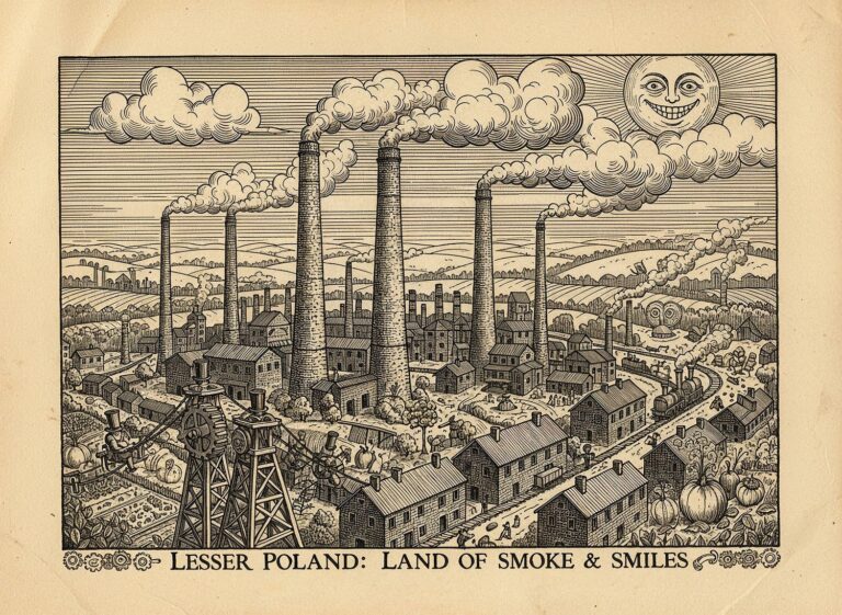 Pejzaż industrialny Małopolski – od kopalni węgla po hutnicze kominy