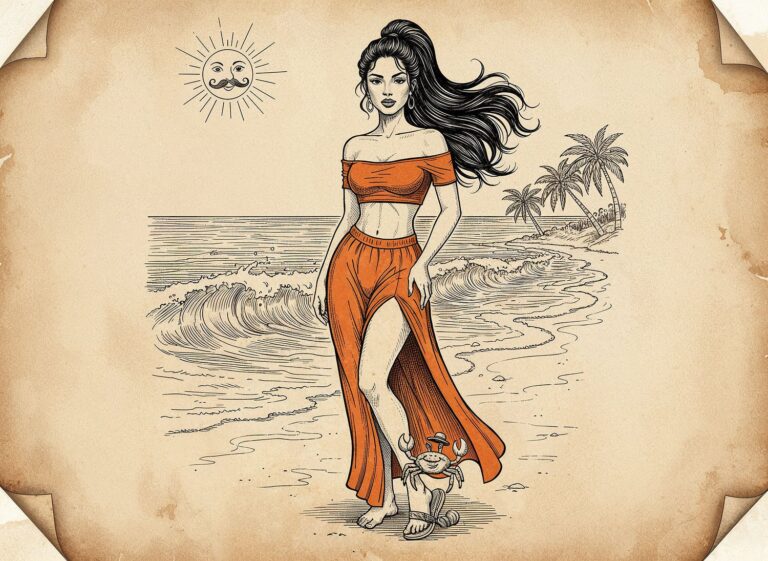 Zmysłowy komplet plażowy w stylu pin-up girls lat pięćdziesiątych – hołd dla kobiecej odwagi i elegancji