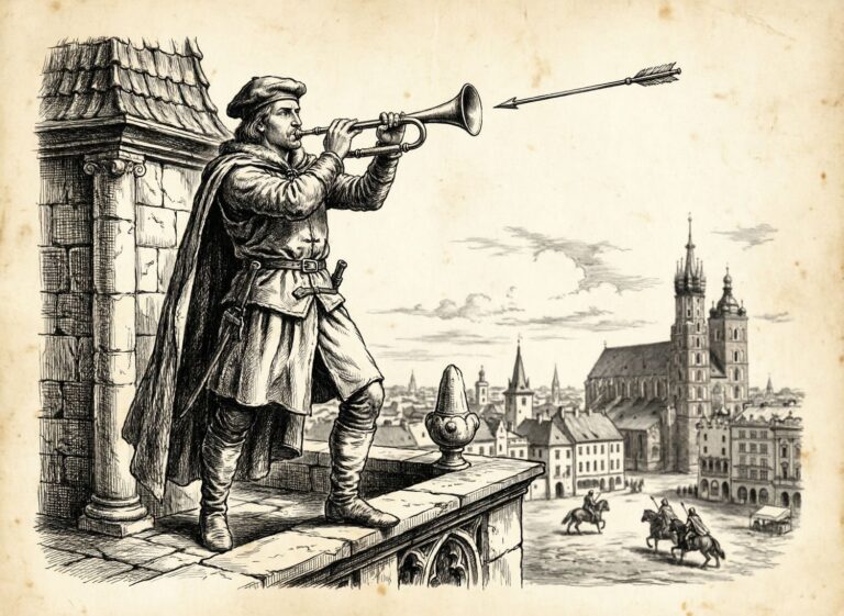 Hejnał mariacki i jego urwana nuta – jak tatarska strzała zamieniła sygnał alarmowy w narodowy symbol